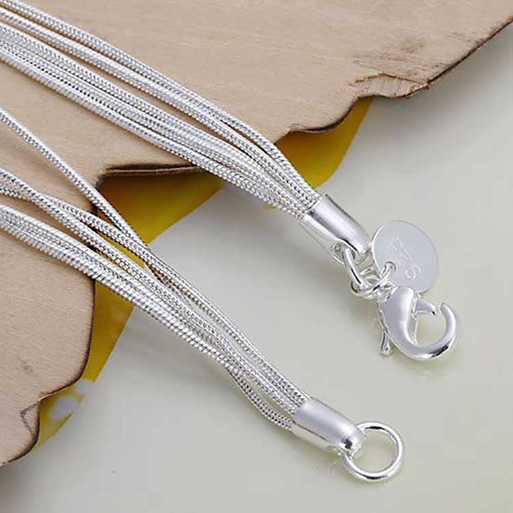 925 Sterling Silver chain bracelet with stars "Matariki"