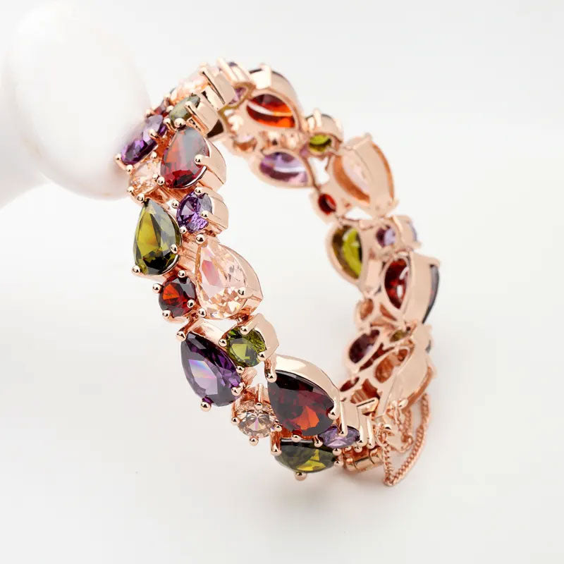 coloured crystal bracelet online nz