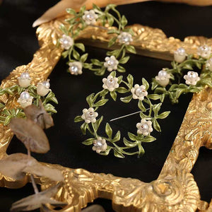 flower wreath brooch buy online nz