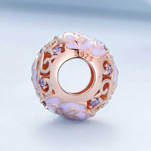 rose gold charm fits all charm bracelets