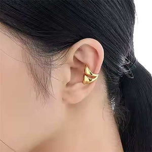 gold double cuff ear on ear