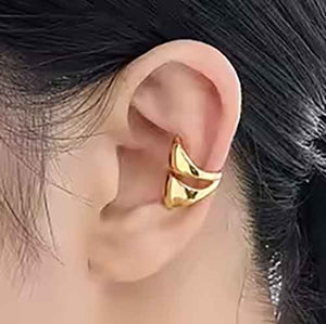 gold double cuff ear