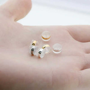 silver hamburger earring backs frenelle jewellery online auckland nz