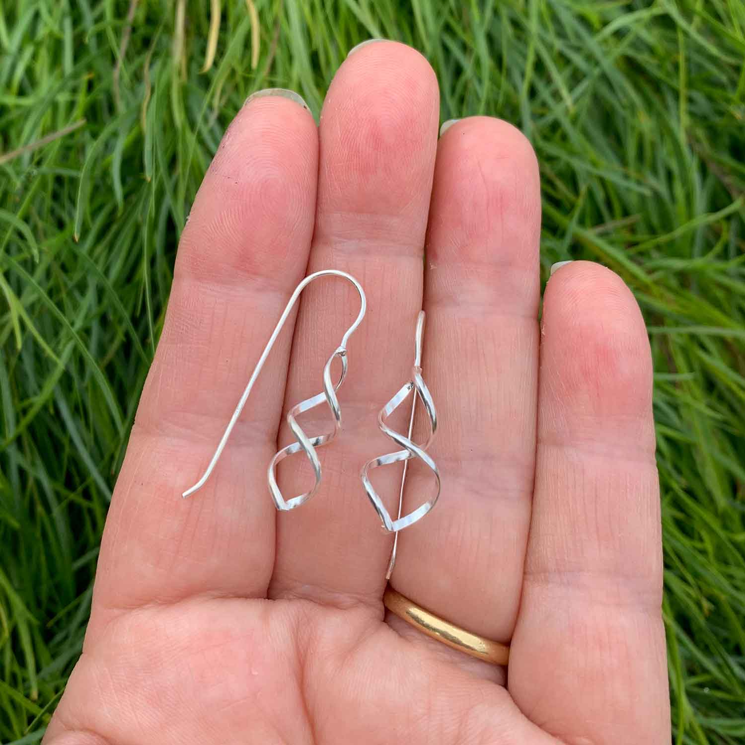 925 Sterling Silver Dangle Earrings "Rhiannon"