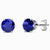 
blue crystal stud earrings