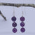 silver amethyst earrings