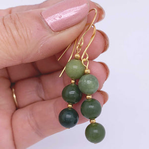 greenstone gold earrings frenelle