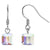 925 Sterling Silver Crystal Cube Earrings "Ariana"