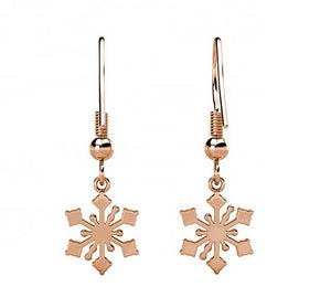 Rose-Gold Crystal Star Shaped Earrings "Astra"