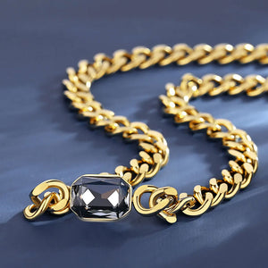 gold curb chain necklace jewellery