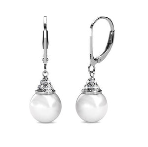 Silver Crystal and Pearl Jewellery Set "Carol"