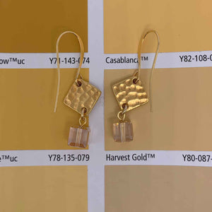 18K Gold dangle earrings "Catalina"