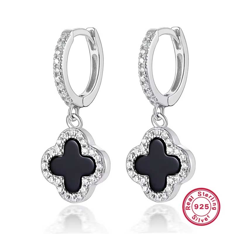 silver huggie earrings