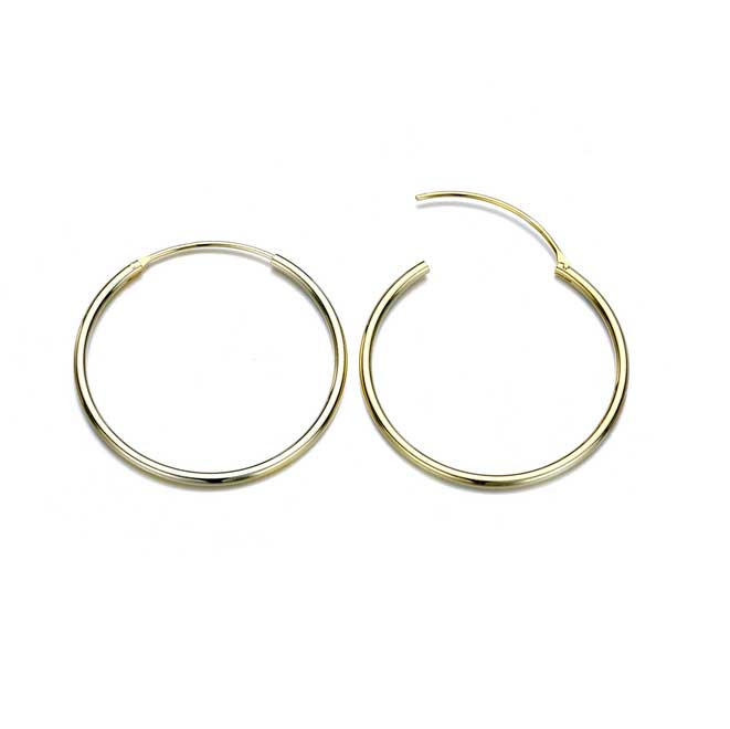 18K Gold Fine 1.2mm Sleepers "Danna"