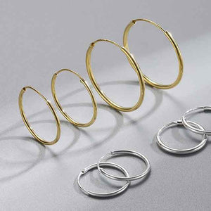 18K Gold Fine 1.2mm Sleepers "Danna"
