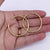 38mm gold hoop earring