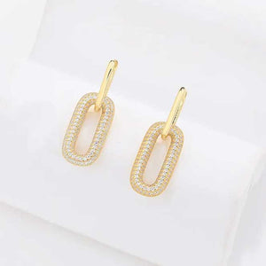 18K Gold Dangle Earrings "Jenelyn"