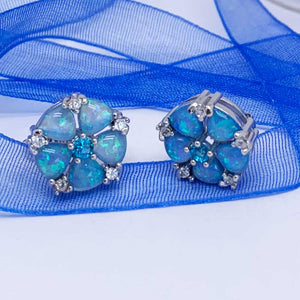 blue opal earrings jewellery