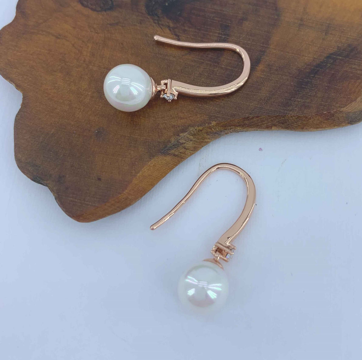 crystal pearl drop Earrings jewellery