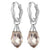 silver drop earrings