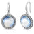 18K White Gold Moonstone Jewellery Set "Luna"