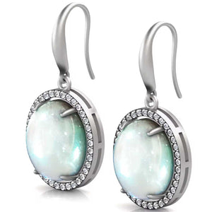 silver moonstone earrings buy online nz
