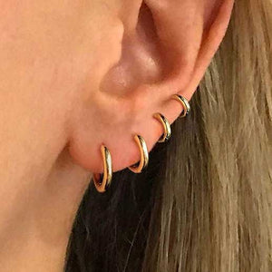 gold hoop earrings sacha 4 on ear