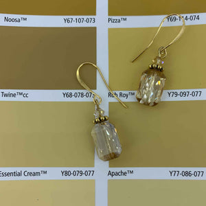 gold swarovski crystal necklace frenelle jewellery