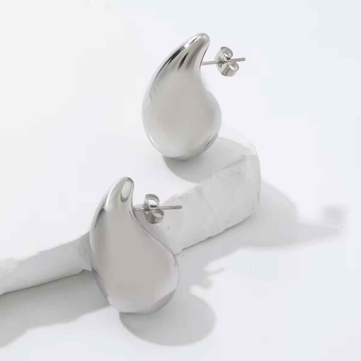 silver waterdrop earrings best