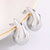 silver teardrop earrings