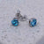 silver stud earrings