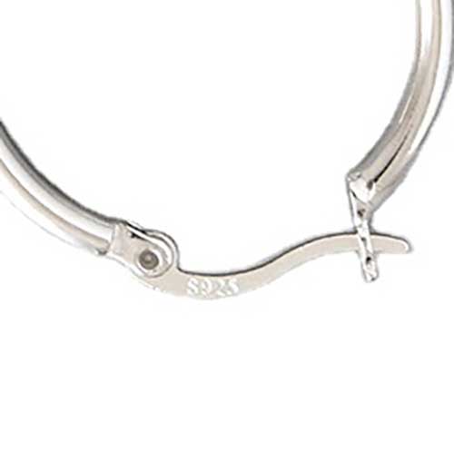 925 Sterling Silver Hoop Earrings "Sydney"