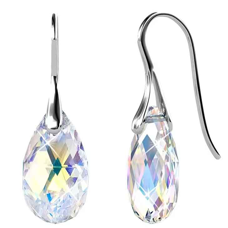 crystal drop earrings