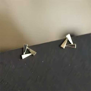 Silver stud earrings jewellery