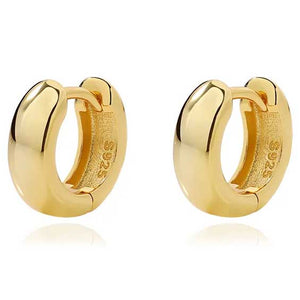 gold hoop earrings