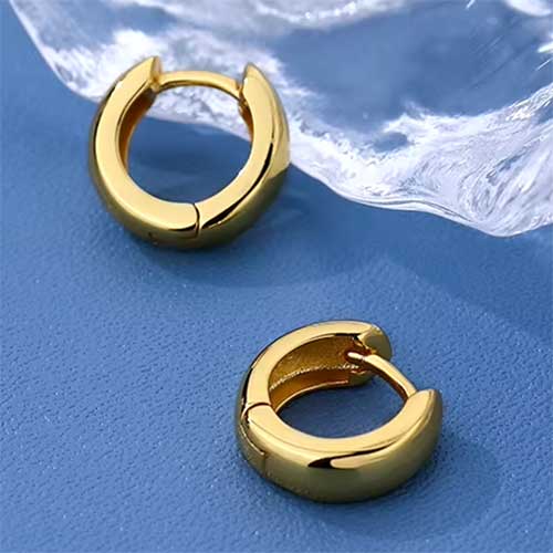 gold hoop earrings jewellery