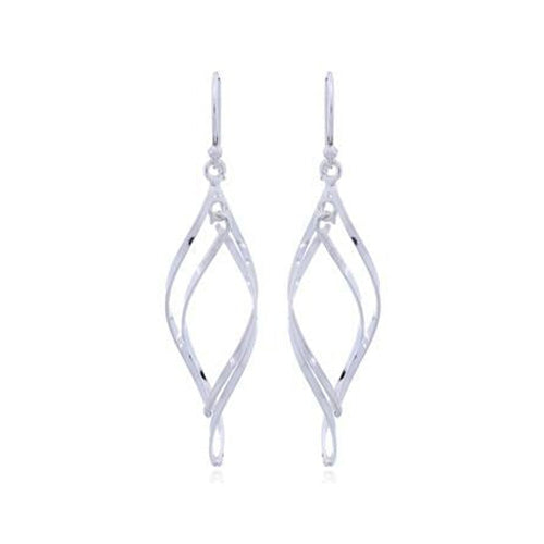 925 Sterling Silver Dangle Earrings "Whakakai"