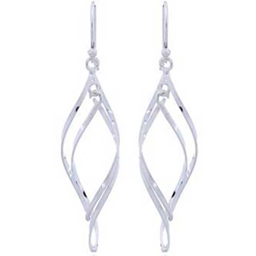 925 Sterling Silver Dangle Earrings "Whakakai"