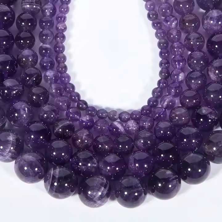 8mm Amethyst Beads