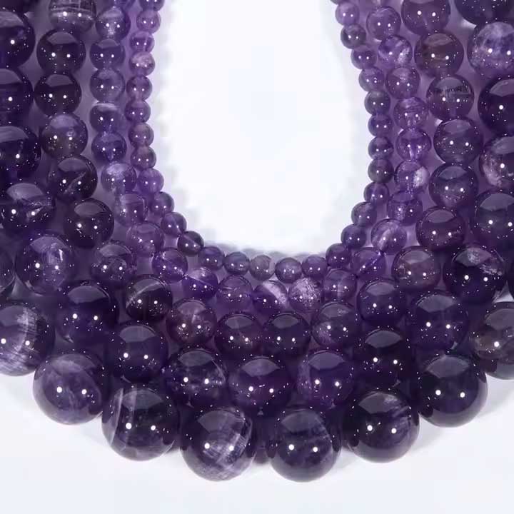 Amethyst Gemstone Beads (10mm)