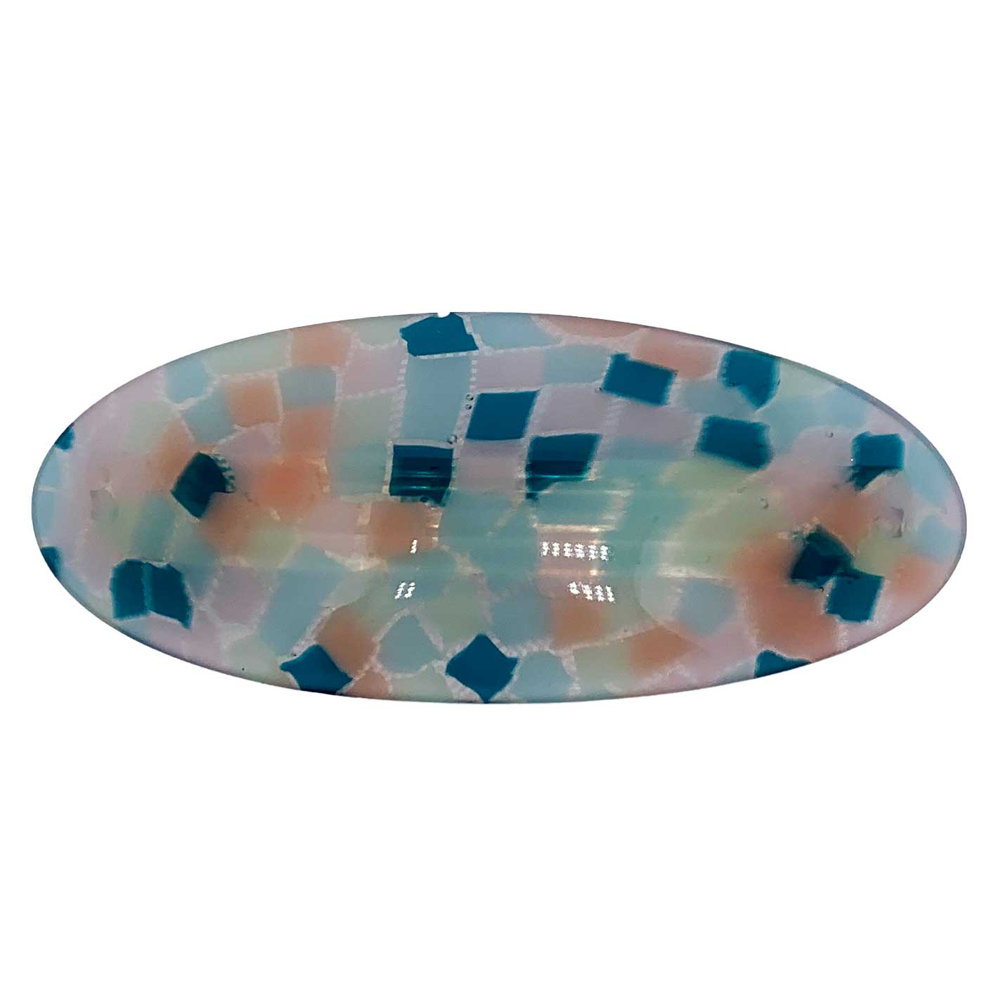 oval barrette hair clip frenelle