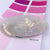 oval barrette hair clip white pearl