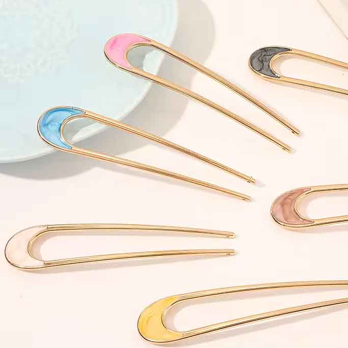 blue hair fork jewellery