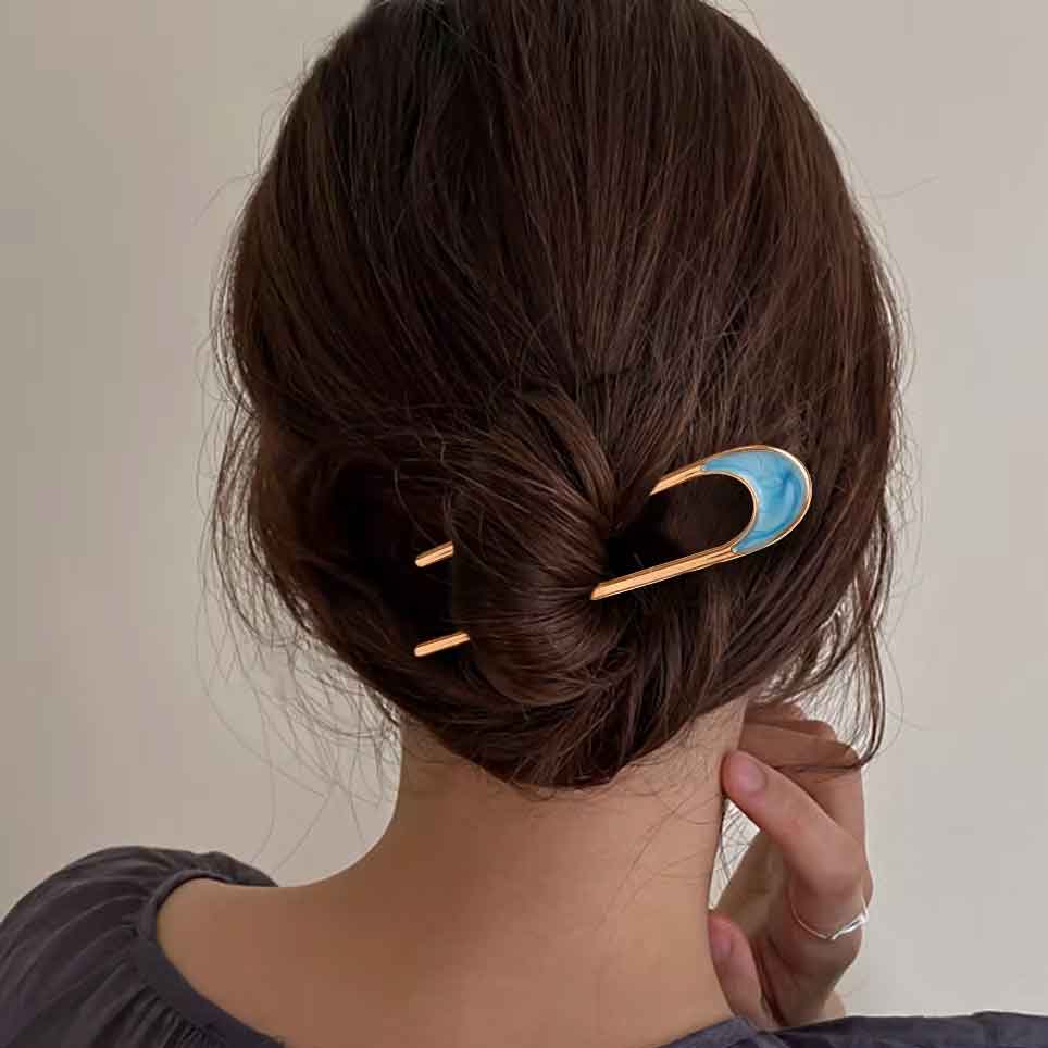 blue hair fork accessories