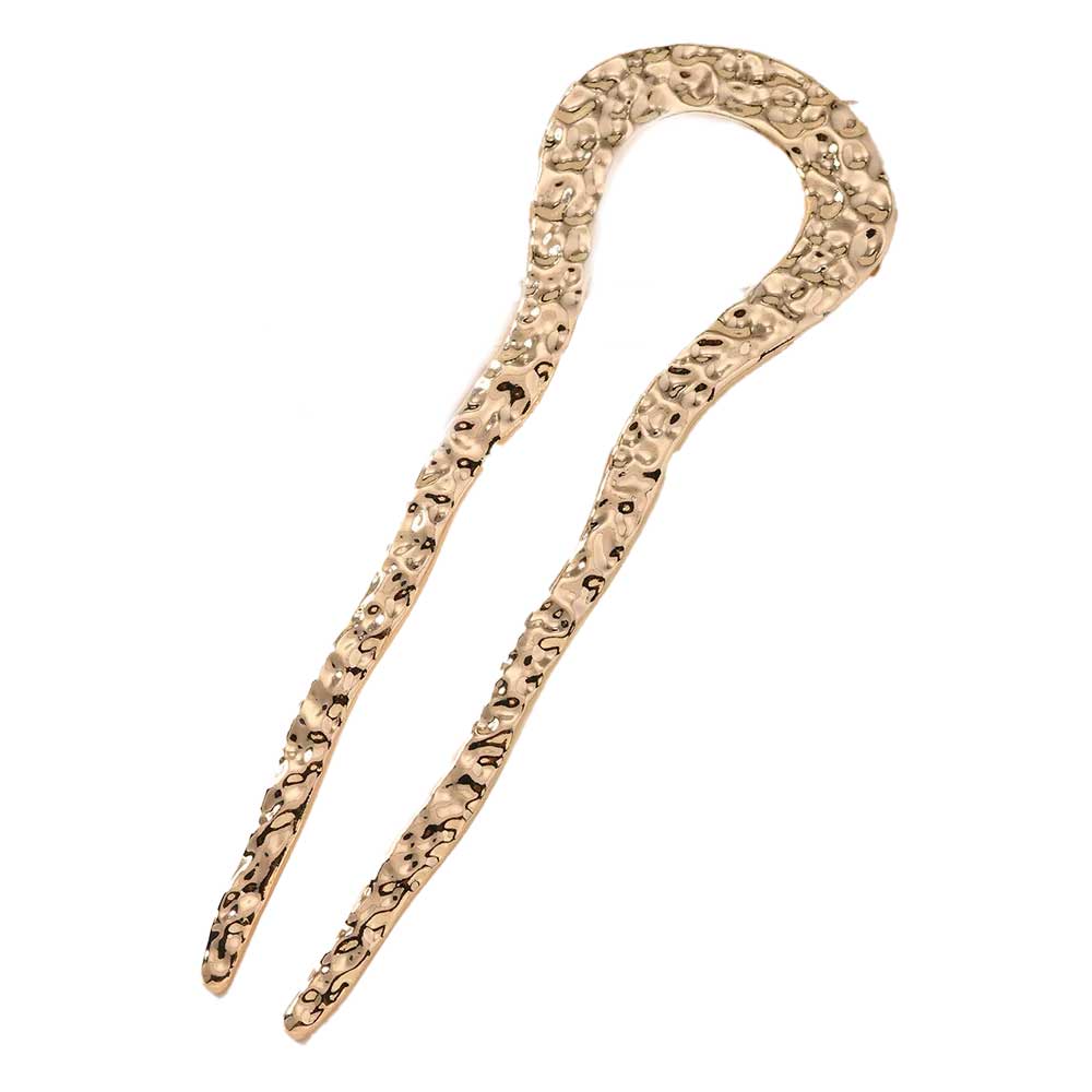 gold hair fork