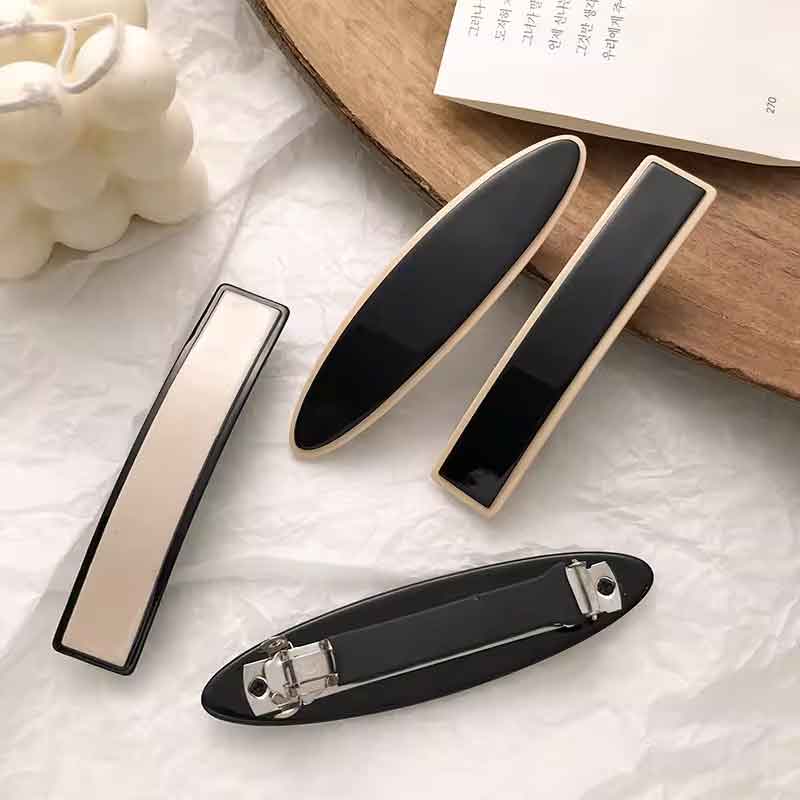 Black hair barrette buy online nz