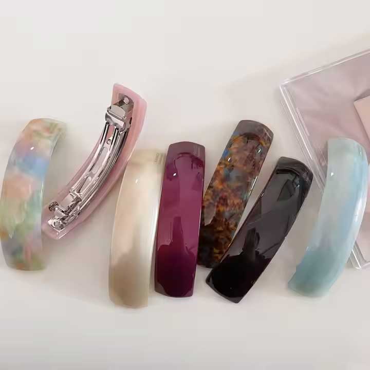 barrette spring clip hair more colours