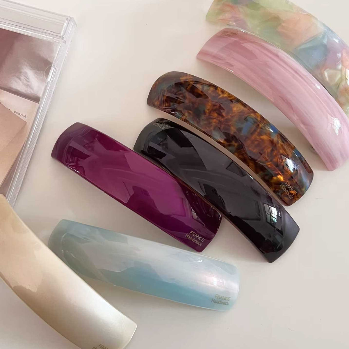 barrette spring clip hair colours