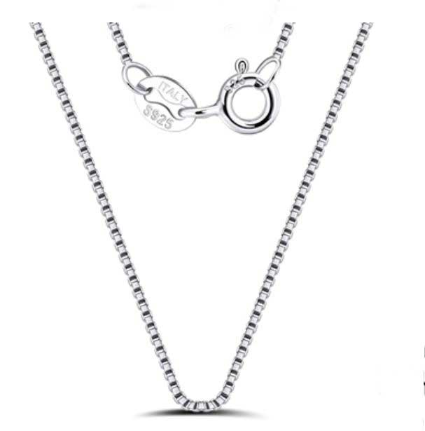 Sterling Silver Box Chain (width 1.5mm)