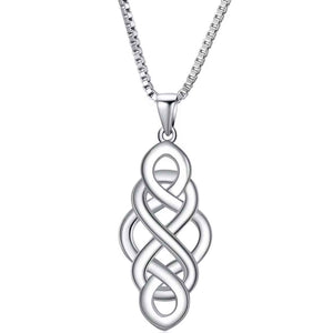 silver celtic necklace